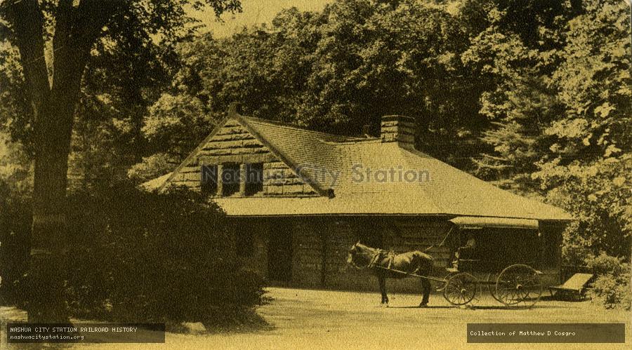 Postcard: Wellesley Hills Station, Wellesley Hills, Massachusetts